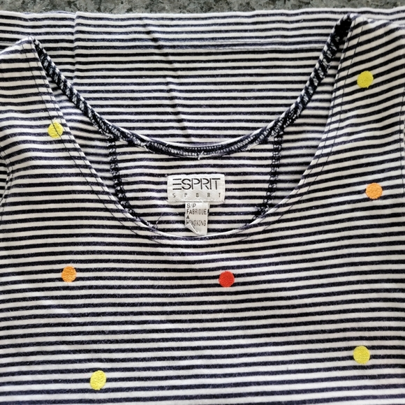 Striped top ESPRIT vintage tank - Picture 6 of 6